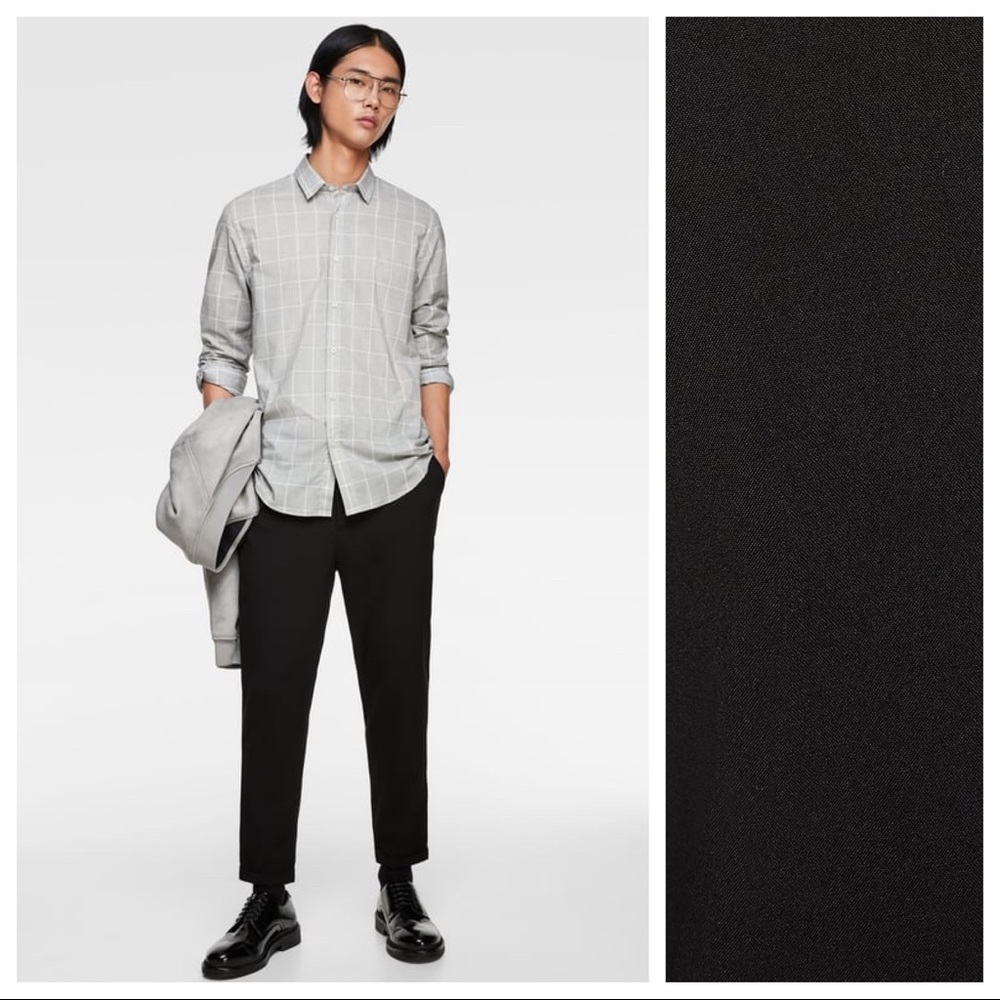 NWT. Zara Man Carrot For Trousers. Size 29